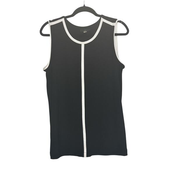 Alfani Black & White Sleek Versatile Top-Size L- NWT - Picture 1 of 5